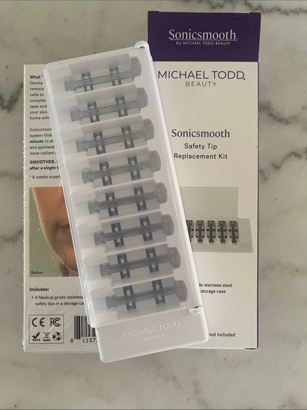 Michael Todd Sonicsmooth Safety Tip Replacement Kit - Silver - Picture 3 of 3